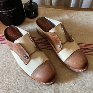 Freebird by Steven Two-Tone Leather Loafers